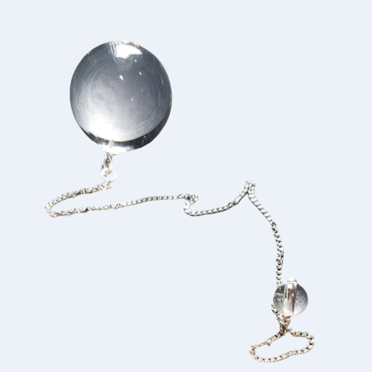 喜馬拉雅冰晶脈輪靈擺吊墜