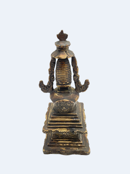 尼泊爾九十九年古董壇城塔(Stupa)