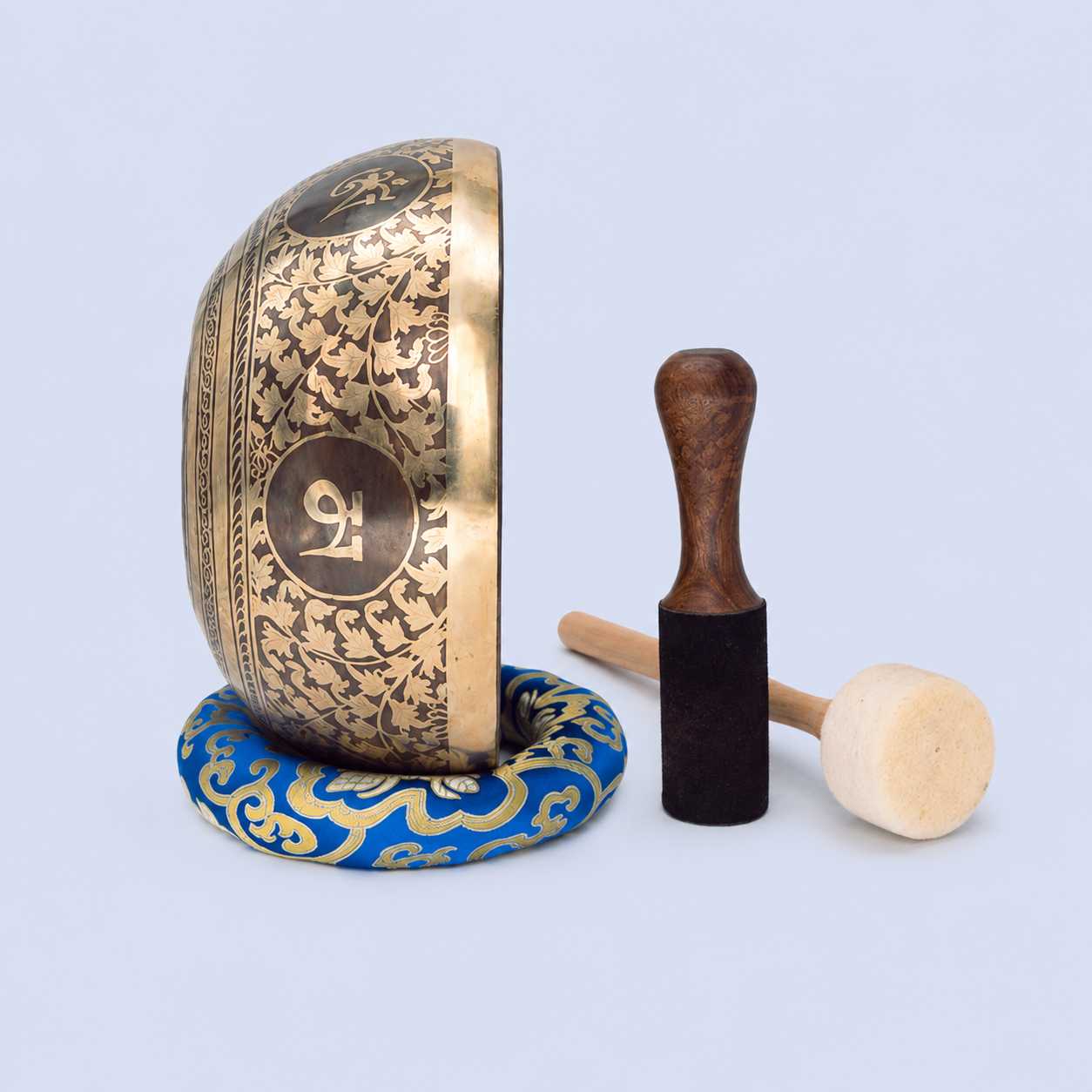 Buddha Carved Singing Bowl