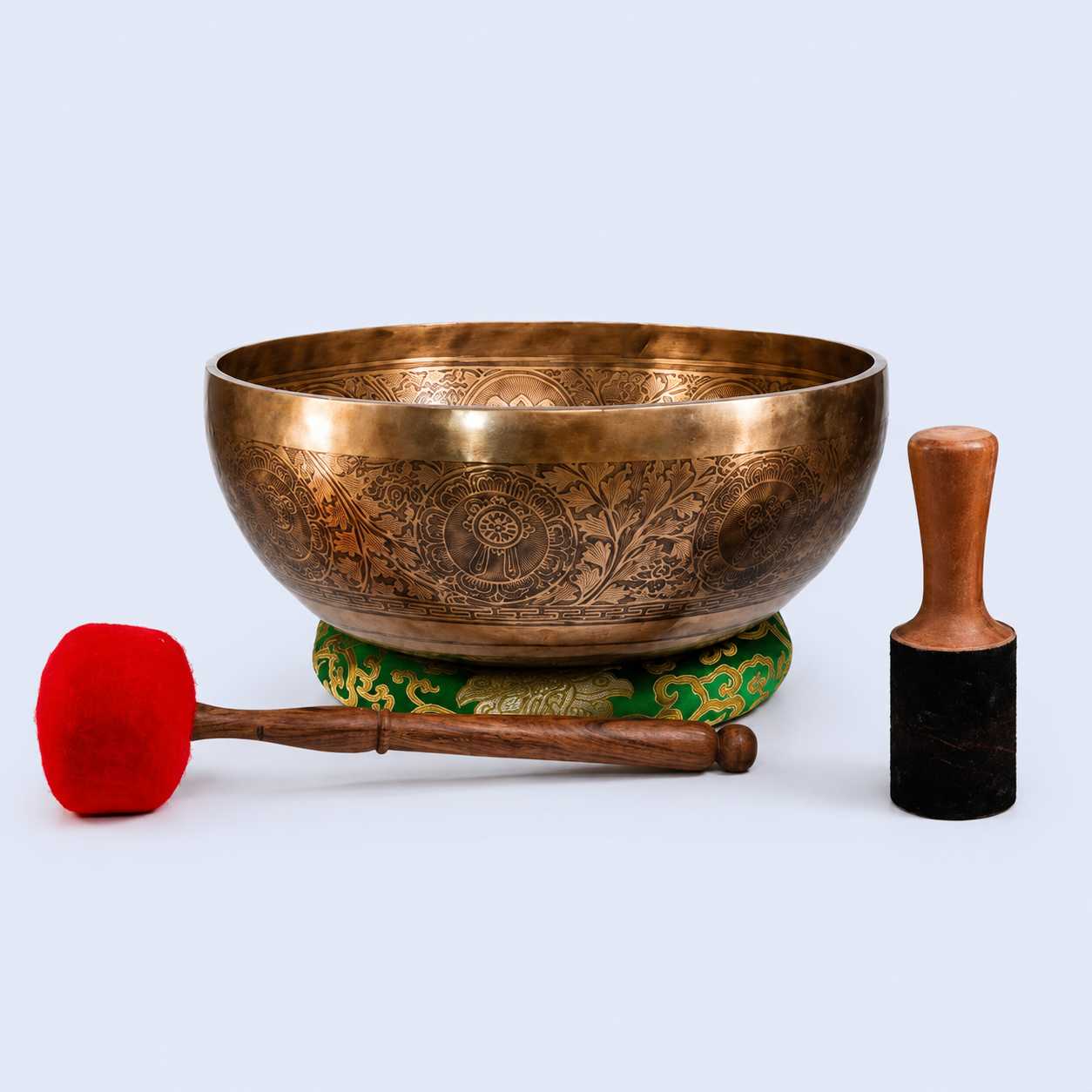 Foot Carved Singing Bowl – Deep Vibration Healing Bowl for Seven Chakra Balancing