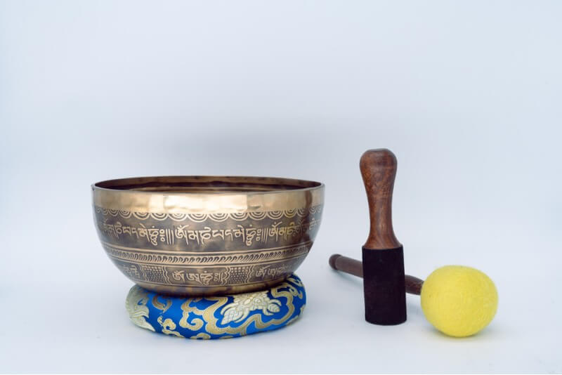 Buddha Etched Singing Bowl
