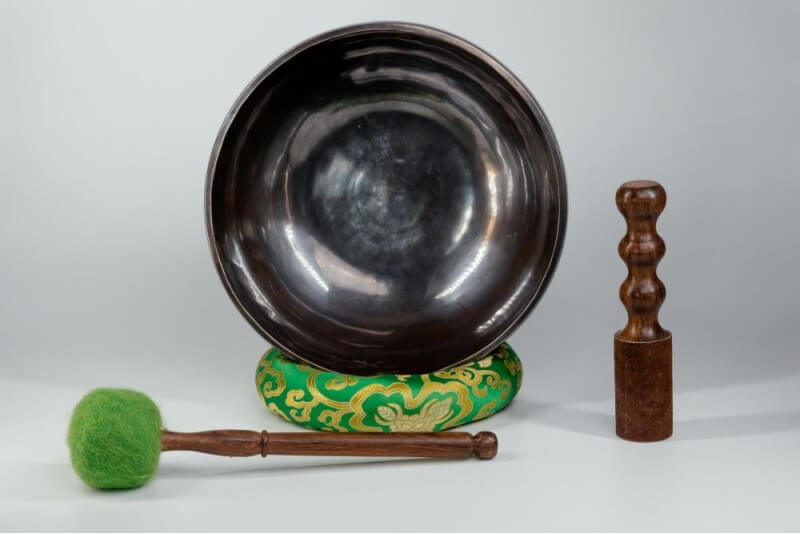 Black Antique Fullmoon Singing Bowl