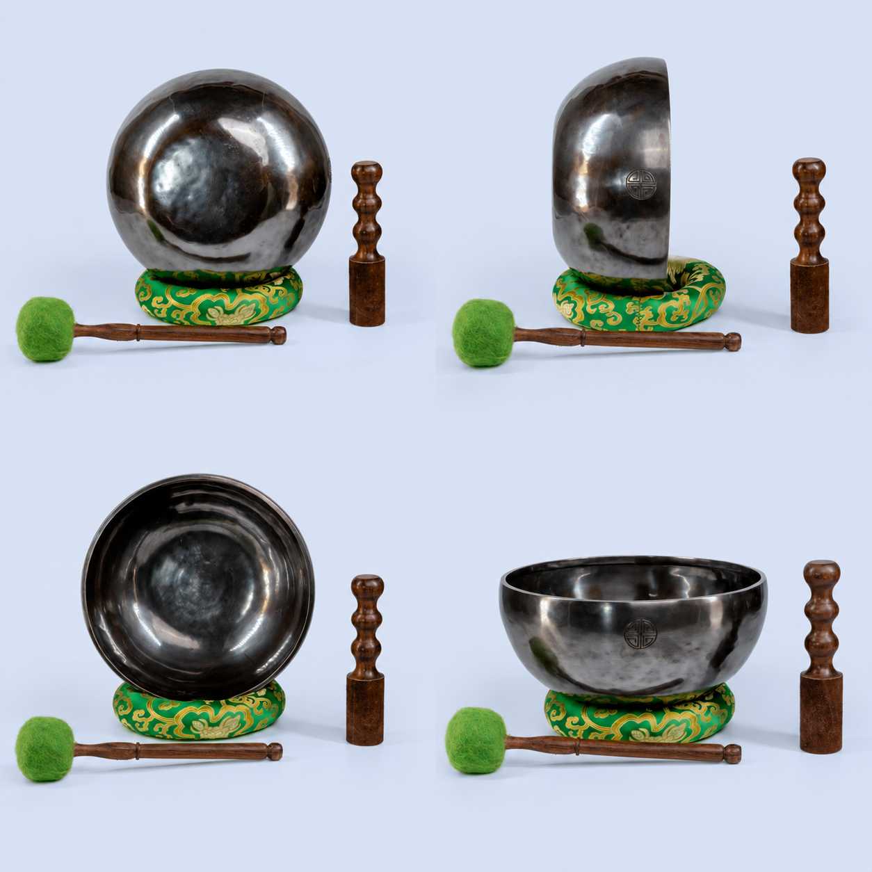 Black Antique Fullmoon Singing Bowl