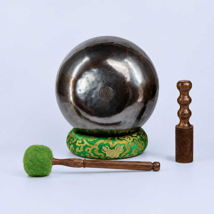 Black Antique Fullmoon Singing Bowl