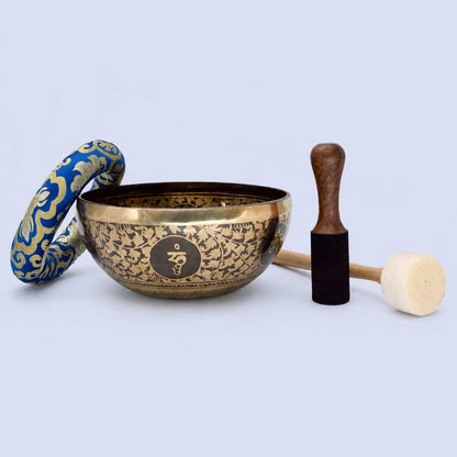Buddha Carved Singing Bowl