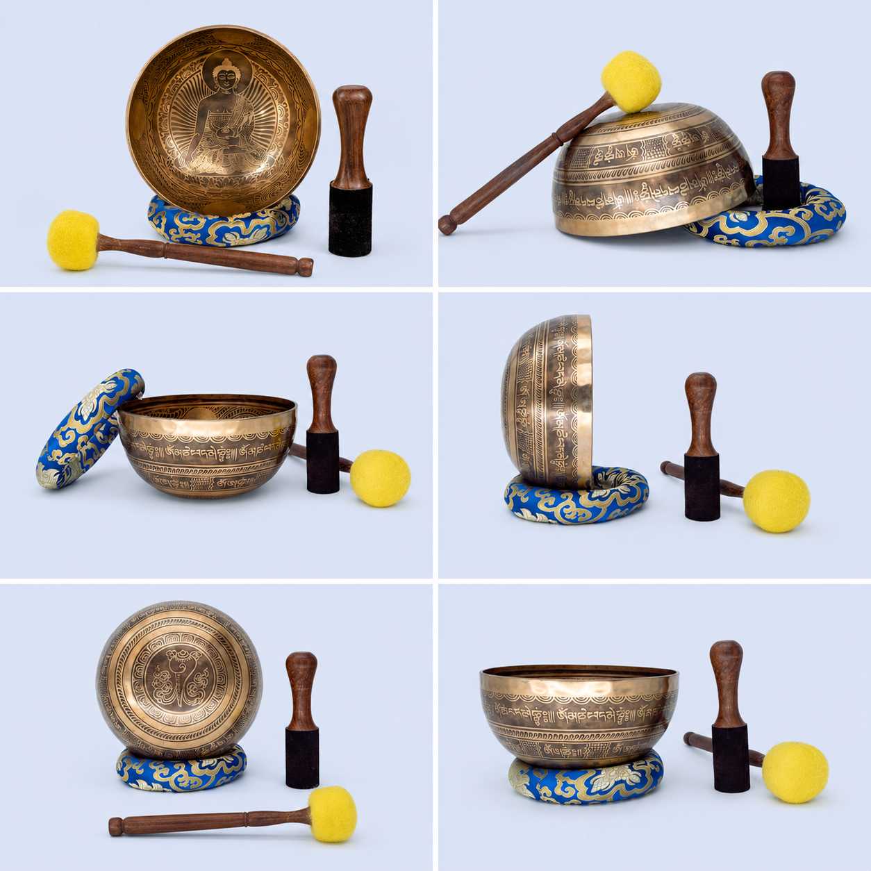 Buddha Etched Singing Bowl