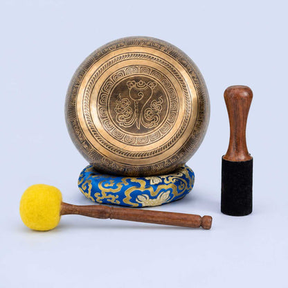 Buddha Etched Singing Bowl