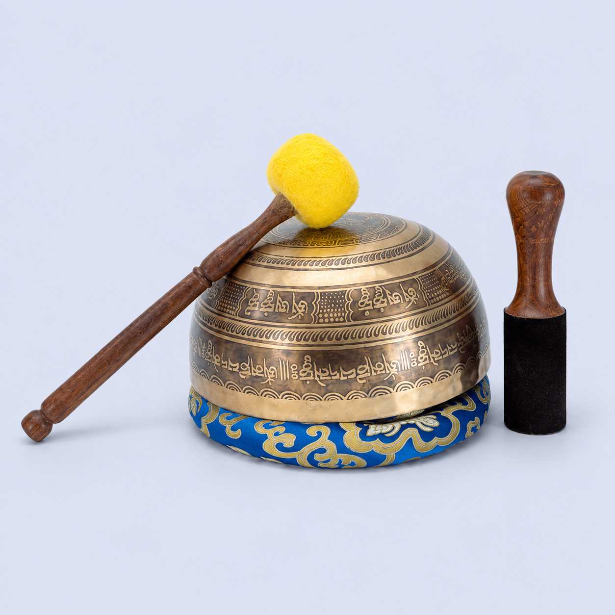 Buddha Etched Singing Bowl