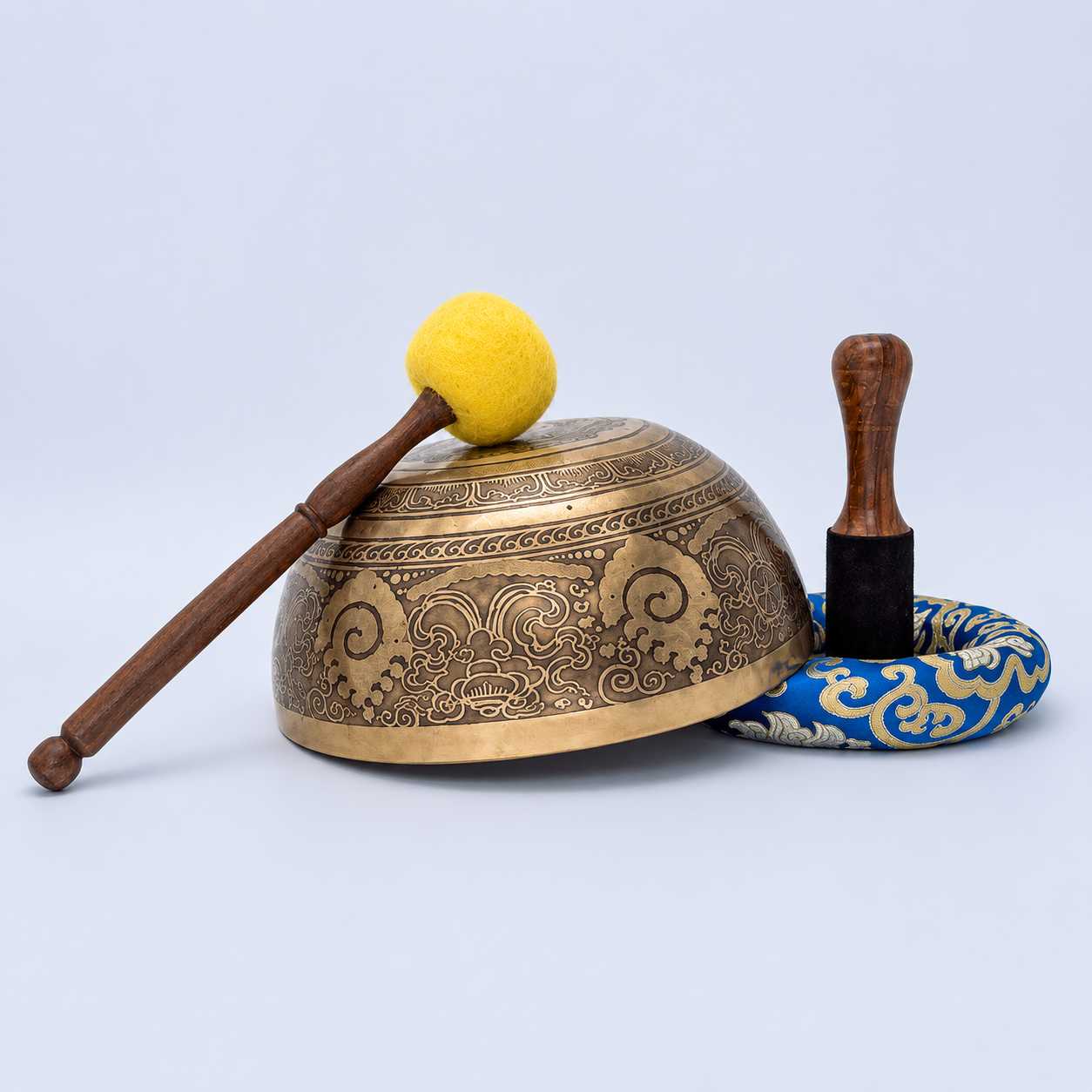 Ganesh Etched Singing Bowl