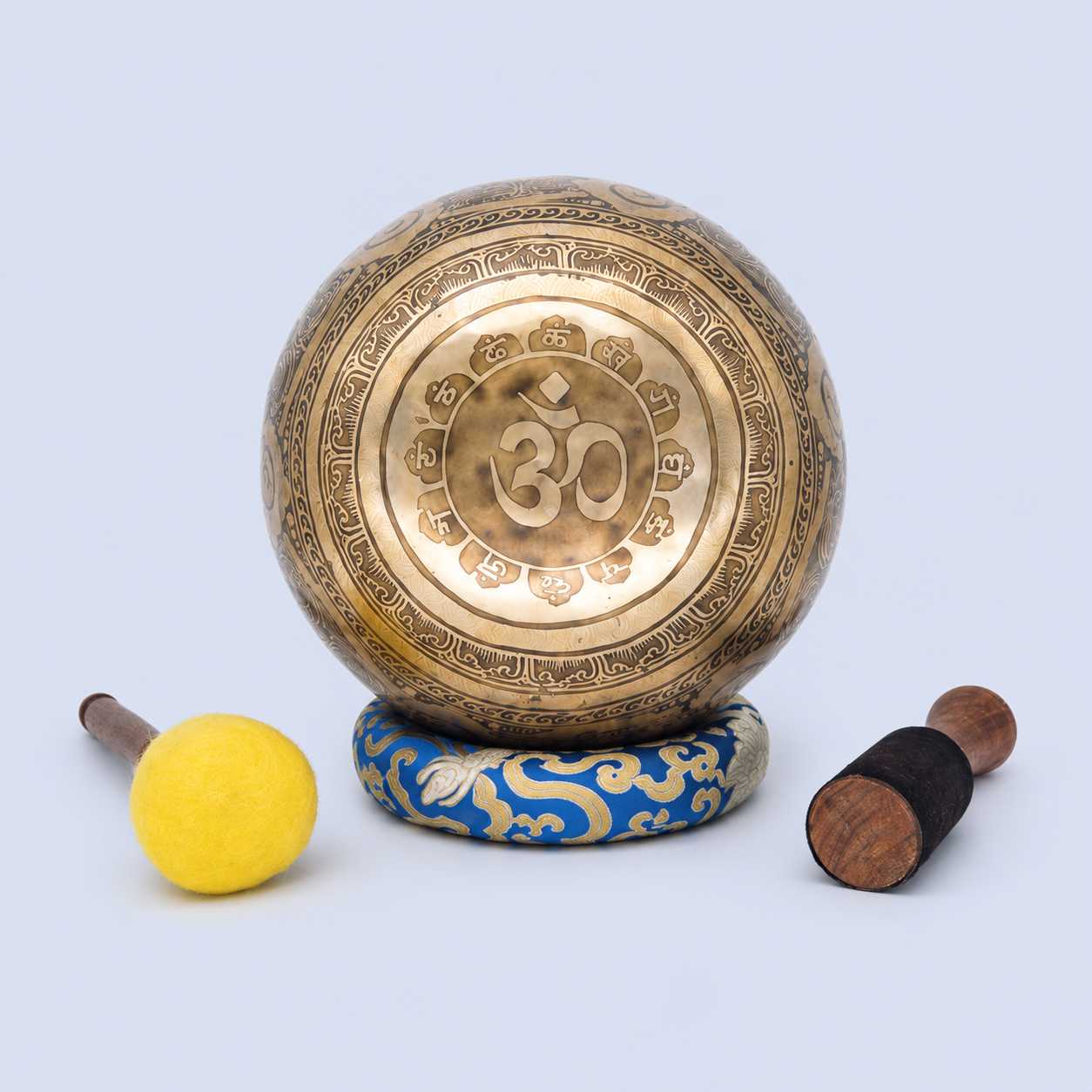Ganesh Etched Singing Bowl