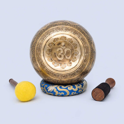 Ganesh Etched Singing Bowl