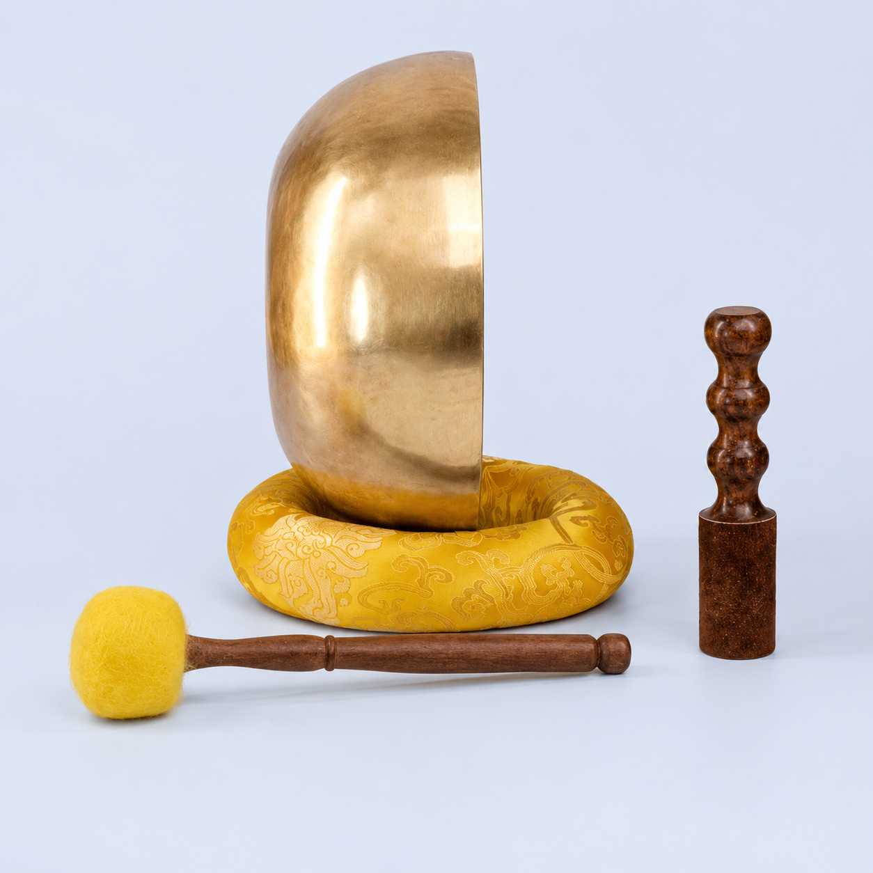 Golden Antique Fullmoon Singing Bowl