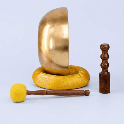 Golden Antique Fullmoon Singing Bowl