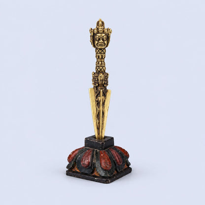 Handmade Phurba Statue (Tibetan Ritual Dagger)