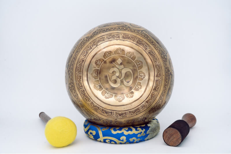 Ganesh Etched Singing Bowl