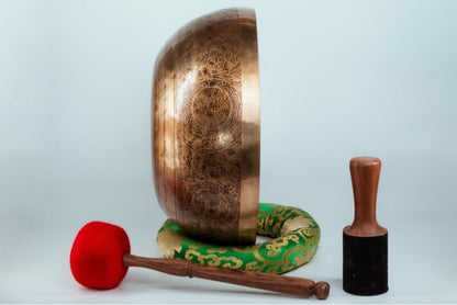 Large Foot Singing Bowl – Deep Vibration Healing Bowl for Chakra Balancing