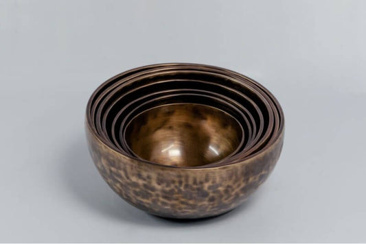Professional Tiger Antique Chakra Healing Singing Bowl Set