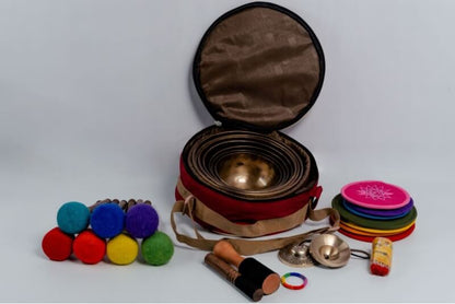 Professional Tiger Antique Chakra Healing Singing Bowl Set