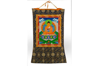 Hand-Painted Medicine Buddha Thangka Painting