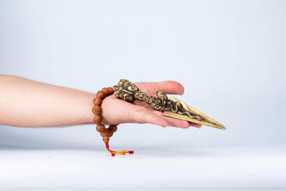 Antique Handmade Phurba Statue (Tibetan Ritual Dagger)