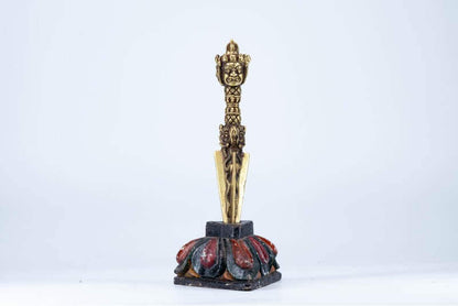 Antique Handmade Phurba Statue (Tibetan Ritual Dagger)