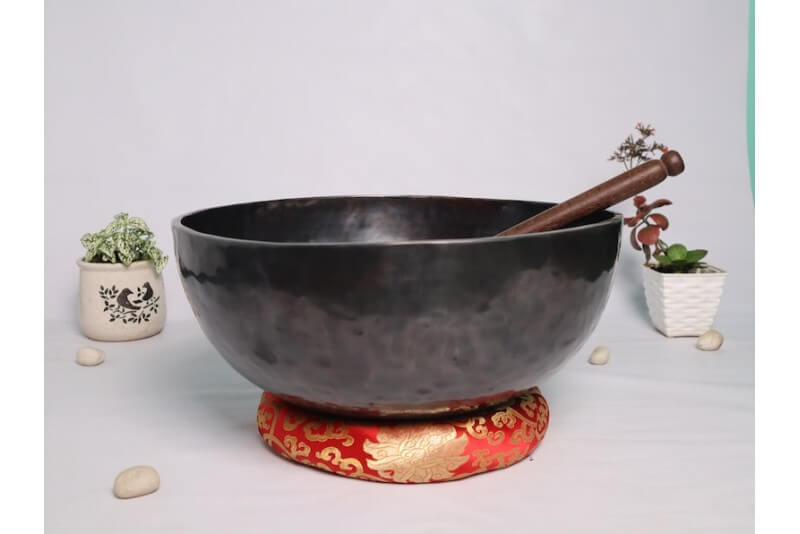 Extra Large Tibetan Singing Bowl 18” / 22” for Deep Vibration Therapy