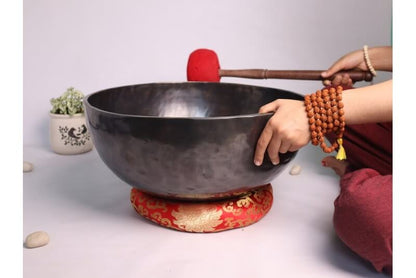 Extra Large Tibetan Singing Bowl 18” / 22” for Deep Vibration Therapy