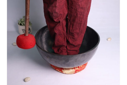 Extra Large Tibetan Singing Bowl 18” / 22” for Deep Vibration Therapy