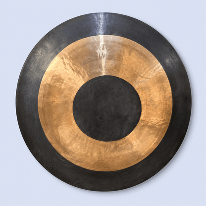 Original Handcrafted Tibetan Bronze Gong – Authentic Nepalese Sound Healing Gong