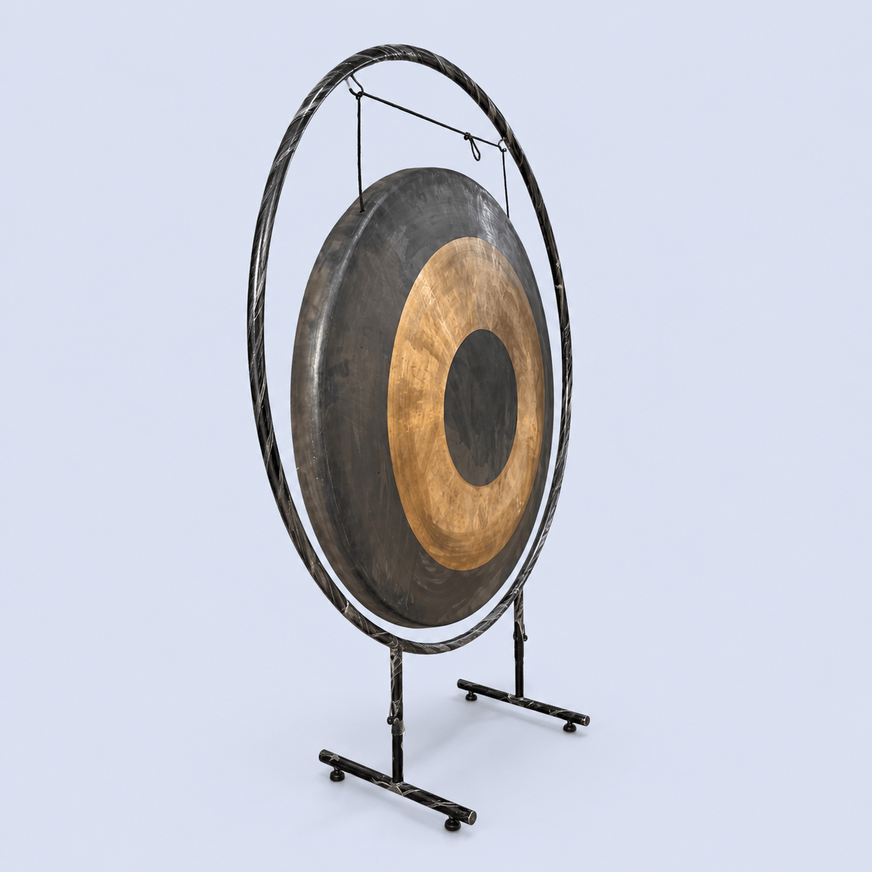 Original Handcrafted Tibetan Bronze Gong – Authentic Nepalese Sound Healing Gong