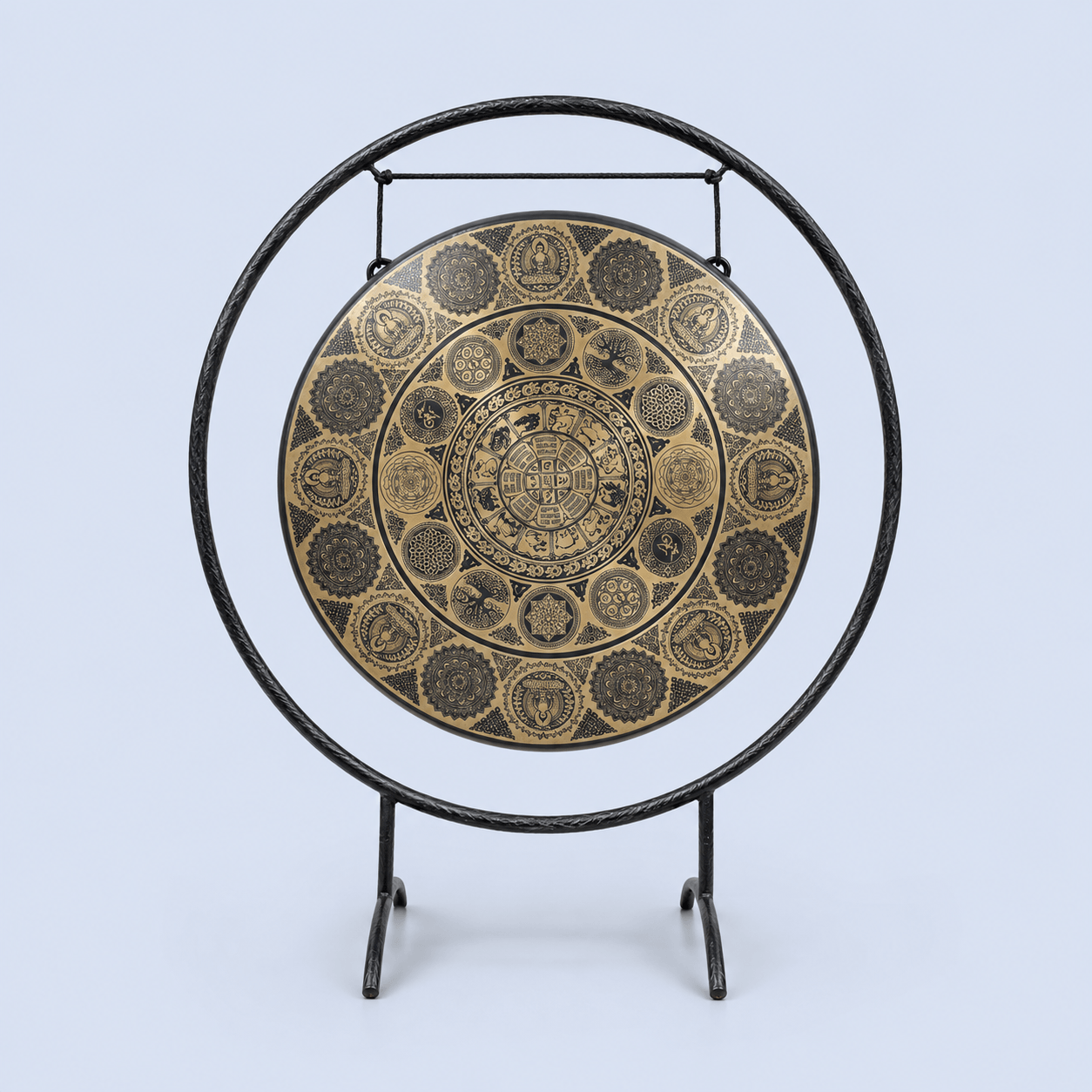 Handcrafted Tibetan Bronze Gong – Authentic Nepalese Sound Healing Gong