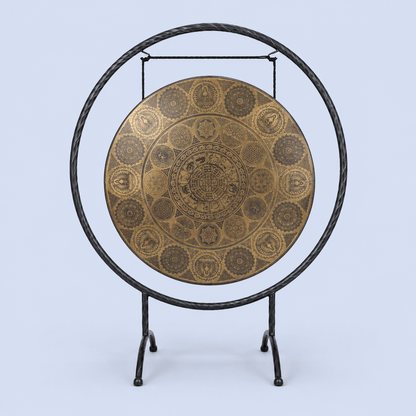 Handcrafted Tibetan Bronze Gong – Authentic Nepalese Sound Healing Gong
