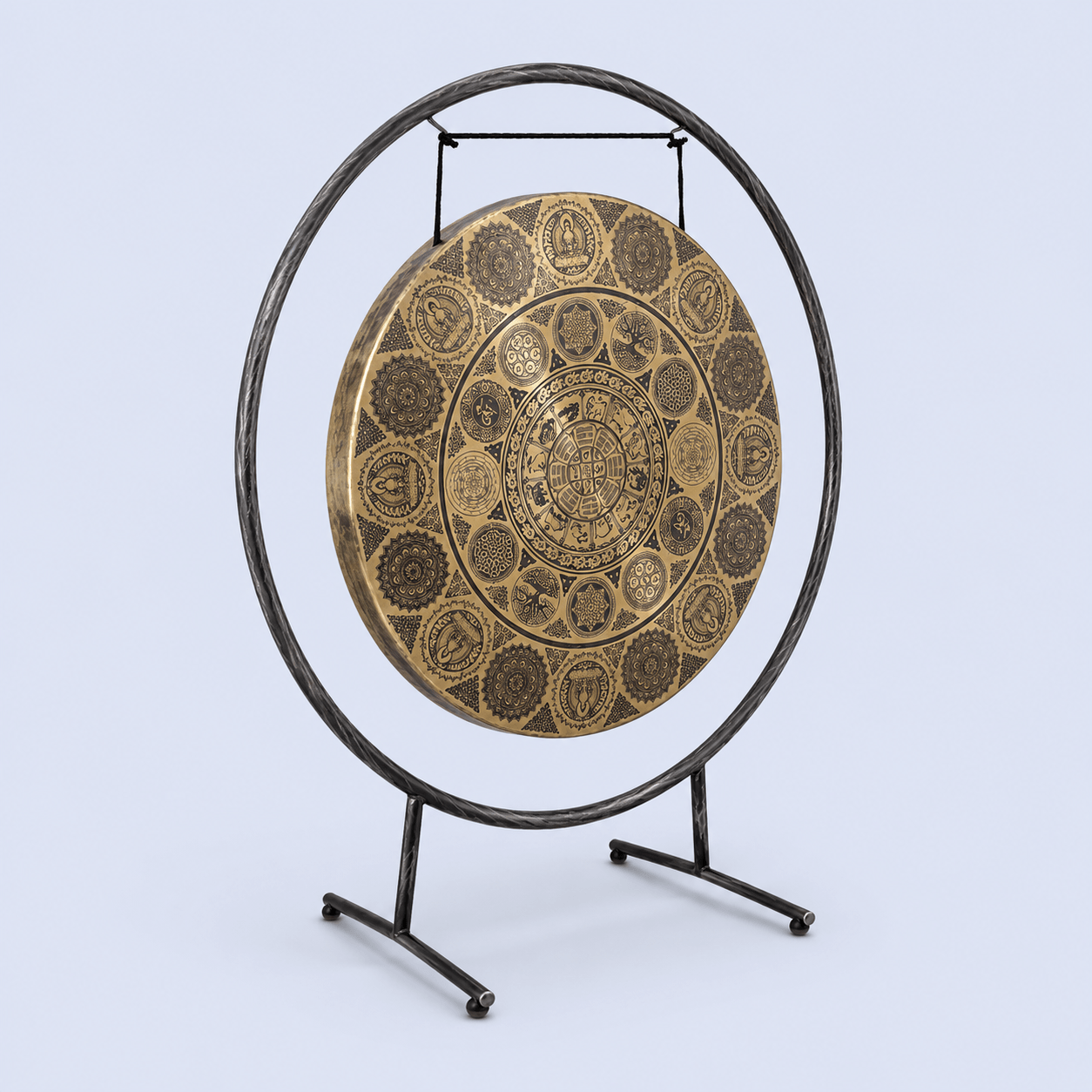 Handcrafted Tibetan Bronze Gong – Authentic Nepalese Sound Healing Gong