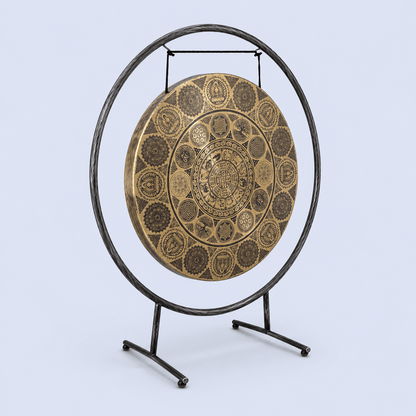 Handcrafted Tibetan Bronze Gong – Authentic Nepalese Sound Healing Gong